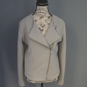Club Monaco Women's Quilted Gray Jacket